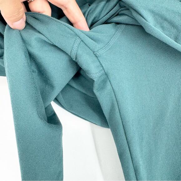 PrAna Remy Ruched Fold Over Skirt Leggings In Deep Balsam S Outdoor Athleisure - Picture 7 of 13